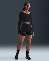 High-Waisted Biker Shorts with Sculpt Fit